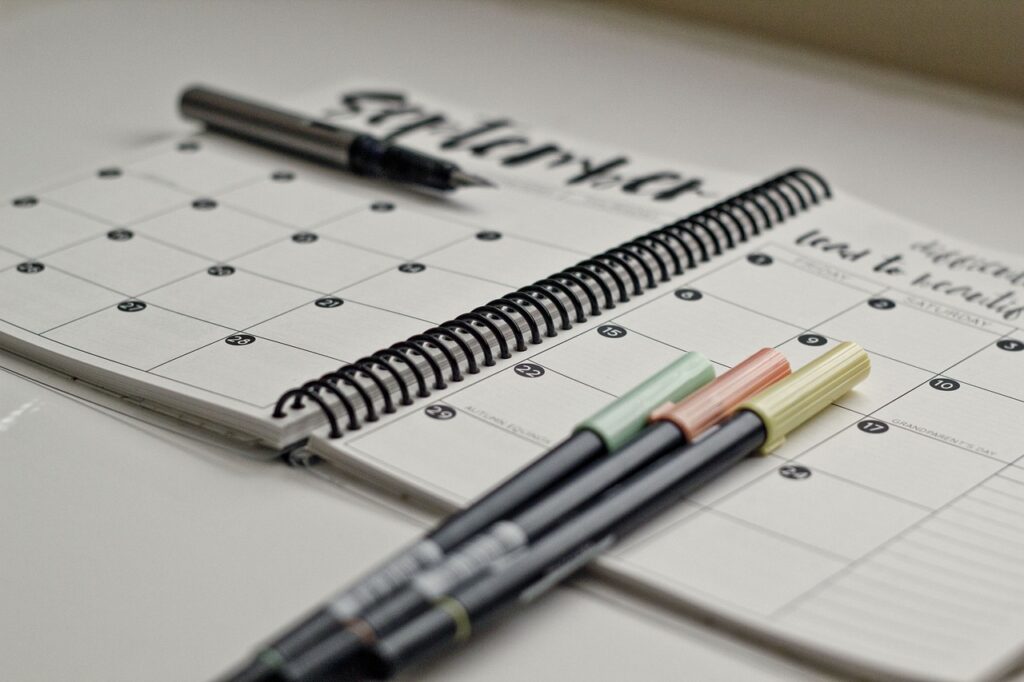 monthly planner